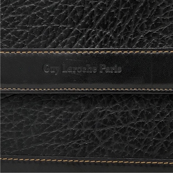 Guy Laroche Paris Large Textured Leather Travel Planner Wallet - Picture 5 of 16